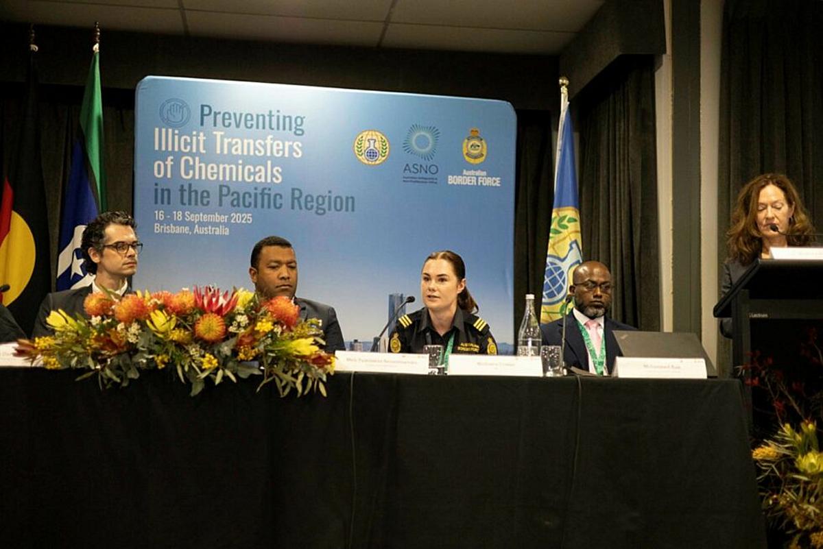 Pacific Customs Officers Boost Chemical Security Skills