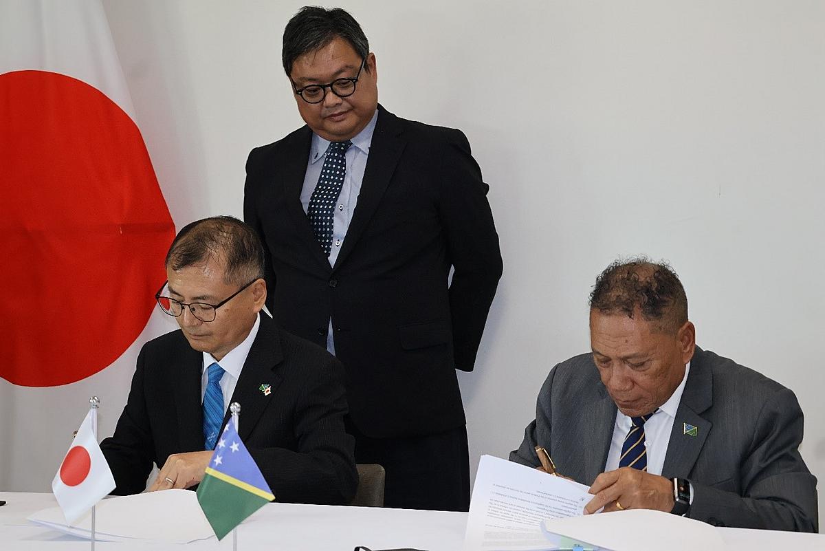 Minister Agovaka Signs Japan-Funded Grants to Boost Waste Management and Forestry