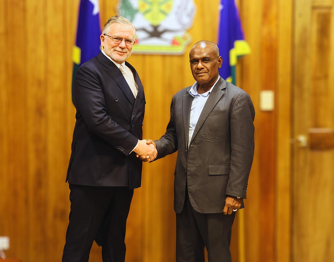 Prime Minister Welcomes First ADB Country Director to Solomon Islands