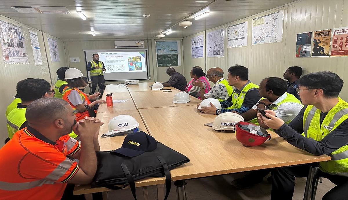 World Bank team observes progress at Solomon Islands' Tina River hydropower project