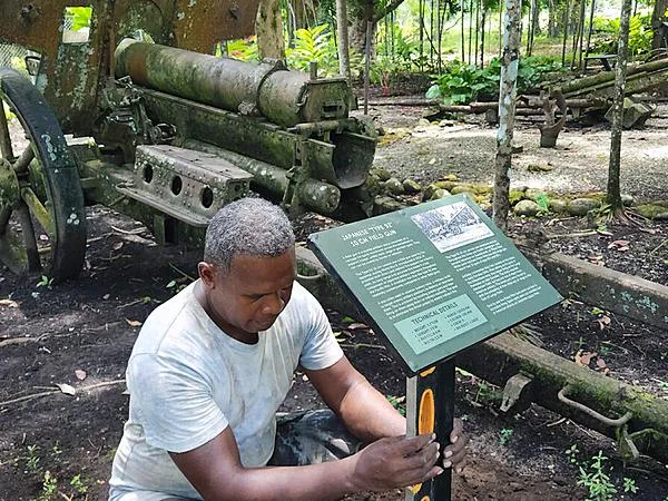 Vilu War Museum Strengthens Guadalcanal Heritage Tourism With New Interpretive Signs