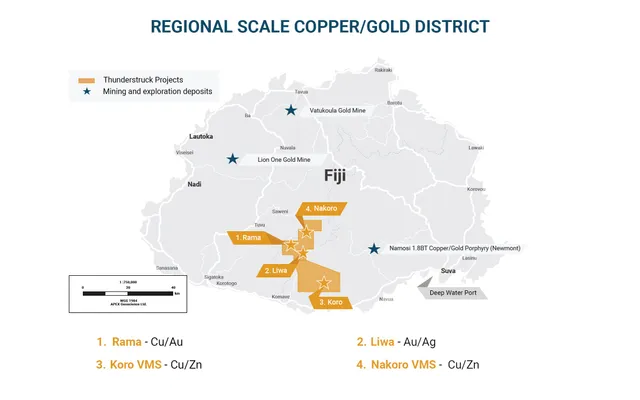 Thunderstruck begins diamond drilling at Fiji gold-silver project