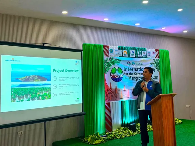 Hinatuan Mining highlights mangrove conservation at Surigao del Norte colloquium